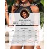 imageWomens Swim Dress One Piece  Swimsuit with Skirt Tummy Control Bathing Suit High Neck Mesh Swimwear 2025Black