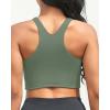 imageYonique Women High Waisted Bikini Two Piece Swimsuit Crop Bathing Suits Sporty Swimwear Bikini SetArmy Green