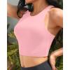 imageYonique Women High Waisted Bikini Two Piece Swimsuit Crop Bathing Suits Sporty Swimwear Bikini SetBaby Pink