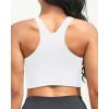 imageYonique Women High Waisted Bikini Two Piece Swimsuit Crop Bathing Suits Sporty Swimwear Bikini SetWhite