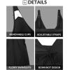 imagePlus Size Tankini Tops for Women Only  Flowy Bathing Suits Tops Modest Swimsuit No BottomBlack