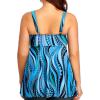 imagePlus Size Tankini Tops for Women Only  Flowy Bathing Suits Tops Modest Swimsuit No BottomBlue Ripples