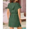 imageTerry Cloth Cover Ups  Hooded Cotton Swim Sun Coverup with Zipper Pockets Beach SwimsuitsGreen