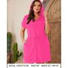 imageTerry Cloth Cover Ups  Hooded Cotton Swim Sun Coverup with Zipper Pockets Beach SwimsuitsRed Pink