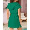 imageTerry Cloth Cover Ups  Hooded Cotton Swim Sun Coverup with Zipper Pockets Beach SwimsuitsSolid Green