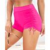 imageWomen Swim Shorts High Waisted Swimsuit Shorts Tummy Control Bathing Suit Bottom Plus Size BoyshortsHot Pink