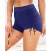 imageWomen Swim Shorts High Waisted Swimsuit Shorts Tummy Control Bathing Suit Bottom Plus Size BoyshortsNavy Blue