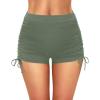 imageWomen Swim Shorts High Waisted Swimsuit Shorts Tummy Control Bathing Suit Bottom Plus Size BoyshortsOlive Green