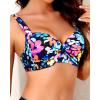 imageWomen Underwire Bikini Top  2025 Push Up Swimsuit Tops Padded Bra Bathing SuitColorful Floral