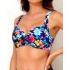 imageWomen Underwire Bikini Top  2025 Push Up Swimsuit Tops Padded Bra Bathing SuitColorful Floral