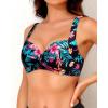 imageWomen Underwire Bikini Top  2025 Push Up Swimsuit Tops Padded Bra Bathing SuitTropic Floral