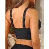 imageWomens Bikini Top  Supportive Swimsuit for Large Bust  2025 Cut Out Twist Swim TopBlack