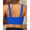 imageWomens Bikini Top  Supportive Swimsuit for Large Bust  2025 Cut Out Twist Swim TopBlue