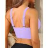 imageWomens Bikini Top  Supportive Swimsuit for Large Bust  2025 Cut Out Twist Swim TopLavender