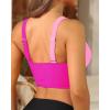 imageWomens Bikini Top  Supportive Swimsuit for Large Bust  2025 Cut Out Twist Swim TopLight Pink