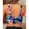 imageWomens Bikini Top  Supportive Swimsuit for Large Bust  2025 Cut Out Twist Swim TopMulti Floral