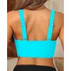 imageWomens Bikini Top  Supportive Swimsuit for Large Bust  2025 Cut Out Twist Swim TopTeal