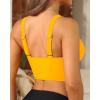 imageWomens Bikini Top  Supportive Swimsuit for Large Bust  2025 Cut Out Twist Swim TopYellow