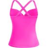 imageWomens Underwire Tankini Top Only  Push Up Swimsuit Top with Bra Support Tummy Control Bathing Suit Top No Bottom 2025Hot Pink