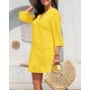 imageYonique Terry Cloth Cover Up  Long Sleeve Cover Swimsuit Hooded Zipper Beach Coverup with PocketsYellow