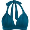 imageYonique Women Halter Bikini Top Only Padded Swimsuits Tops Vintage Bathing Suit Top No BottomTeal Green