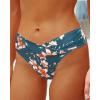 imageYonique Women Two Piece Bathing Suits Push Up Bikini Set Halter Swimsuit Vintage SwimwearOrange Floral