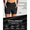 imageYonique Womens Swim Shorts High Waisted Swim Bottoms Tummy Control Bathing Suit Bottom Boy ShortsAvailable in PlusVcross Black