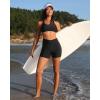 imageYonique Womens Swim Shorts High Waisted Swim Bottoms Tummy Control Bathing Suit Bottom Boy ShortsAvailable in PlusVcross Black