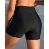 imageYonique Womens Swim Shorts High Waisted Swim Bottoms Tummy Control Bathing Suit Bottom Boy ShortsAvailable in PlusVcross Black