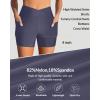 imageYonique Womens Swim Shorts High Waisted Swim Bottoms Tummy Control Bathing Suit Bottom Boy ShortsAvailable in PlusVcross Grey