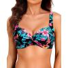 imageWomen Underwire Bikini Top  2025 Push Up Swimsuit Tops Padded Bra Bathing SuitTropic Floral