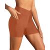 imageYonique Womens Swim Shorts High Waisted Swim Bottoms Tummy Control Bathing Suit Bottom Boy ShortsAvailable in PlusVcross Brown