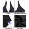 imageYonique Womens Flowy Tankini Top  Modest Swim Top with Loose Fit No BottomBlack
