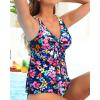 imageYonique Womens Flowy Tankini Top  Modest Swim Top with Loose Fit No BottomColorful Floral