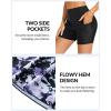 imageYonique Women Tankini with Shorts and Pocket Two Piece Swimsuits Ruffle Sleeve Bathing Suit Flowy Swimwear Black XXLarge