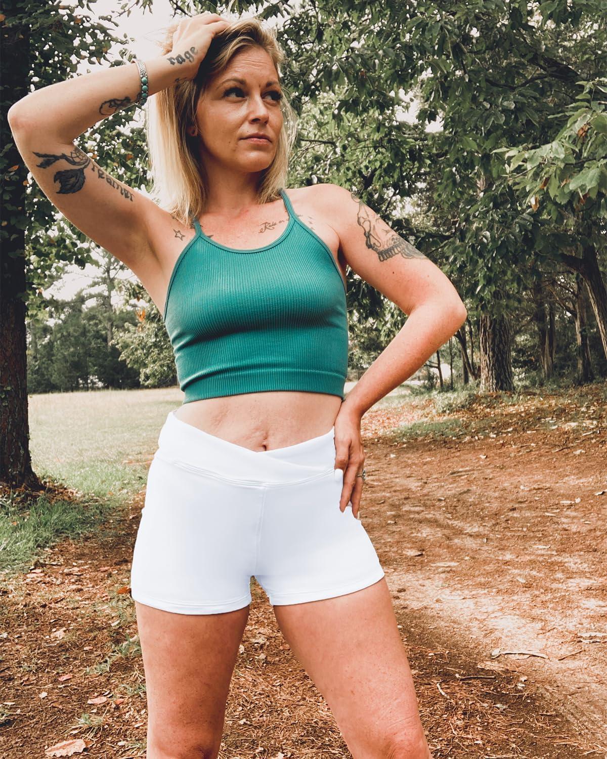 imageYonique Womens Swim Shorts Bathing Suits Bottoms Swimsuit BottomsAvailable in PlusWhite