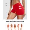 imageYonique Womens Swim Shorts Bathing Suits Bottoms Swimsuit BottomsAvailable in PlusRed
