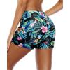 imageYonique Womens Swim Shorts Bathing Suits Bottoms Swimsuit BottomsAvailable in PlusTropic Leaves