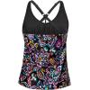 imageYonique Womens Tankini Top Only Athletic Swim Top Modest Tankini Swimsuit No BottomColorful Paisley