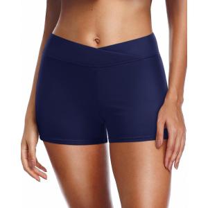 imageYonique Womens Swim Shorts Bathing Suits Bottoms Swimsuit BottomsAvailable in PlusNavy Blue