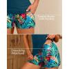 imageWomen Underwire Tankini Swimsuit with Shorts  Two Piece Tummy Control Bathing Suit 2025 Swimwear with PocketsColorful Leaves