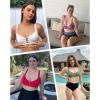 imageV Wired Bikini Top Only  Vintage Swim Top Padded Bra SwimsuitsBlack