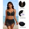 imageV Wired Bikini Top Only  Vintage Swim Top Padded Bra SwimsuitsBlack