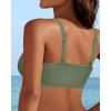imageV Wired Bikini Top Only  Vintage Swim Top Padded Bra SwimsuitsOlive Green