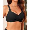 imageWomen Underwire Bikini Top  Push Up Swim Top Only 2025 Padded Swimsuit Bra Bathing Suit Tops