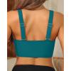 imageWomens Bikini Top  Supportive Swimsuit for Large Bust  2025 Cut Out Twist Swim TopSolid Green