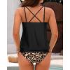 imageYonique womens TankiniBlack  Leopard