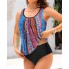 imageYonique womens TankiniColorful 02