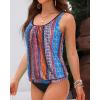 imageYonique womens TankiniColorful 02