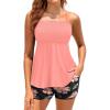 Coral Pink Floral